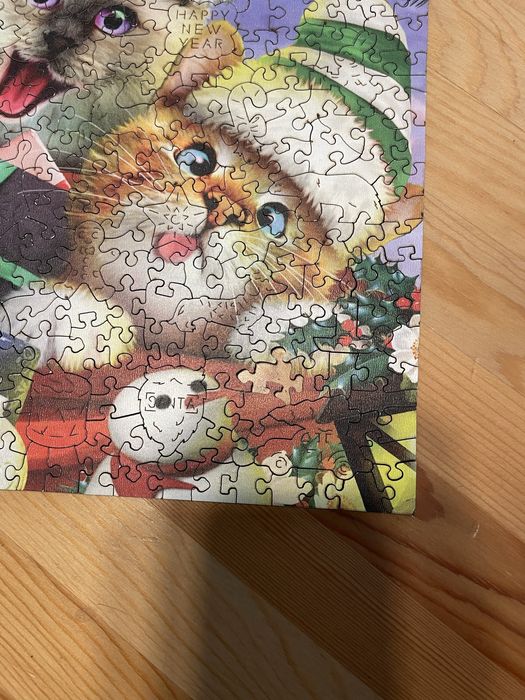 Puzzle drewniane 500 +1 brakuje jednego puzzla