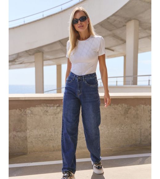РОЗПРОДАЖ Сині джинси жіночі беггі