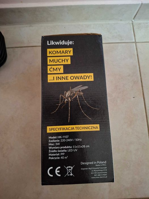 Lampa owadobójcza