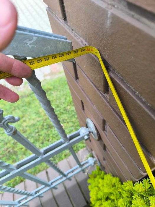 Przęsła stalowe płotu ocynkowane ogniowo