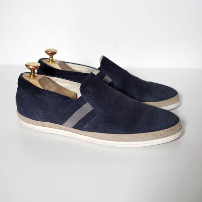 Лофери сліпони Tod's Slip-ons Leather 45розм оригінал літо замш чудові