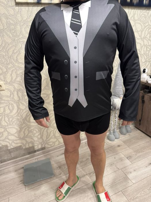 Футболка с руковами с 3D принтом