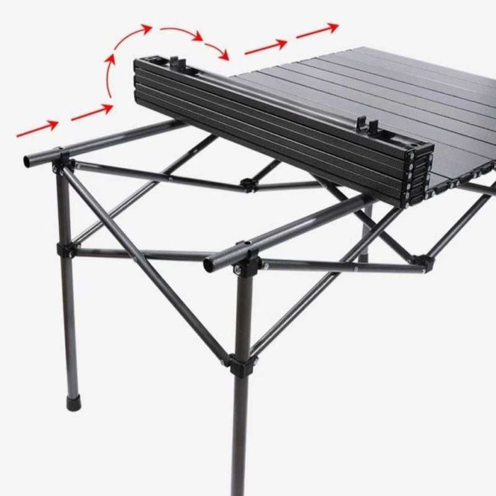 Składany stół cateringowy turystyczny piknikowy 95 x 56 x 50 cm SC09SZ