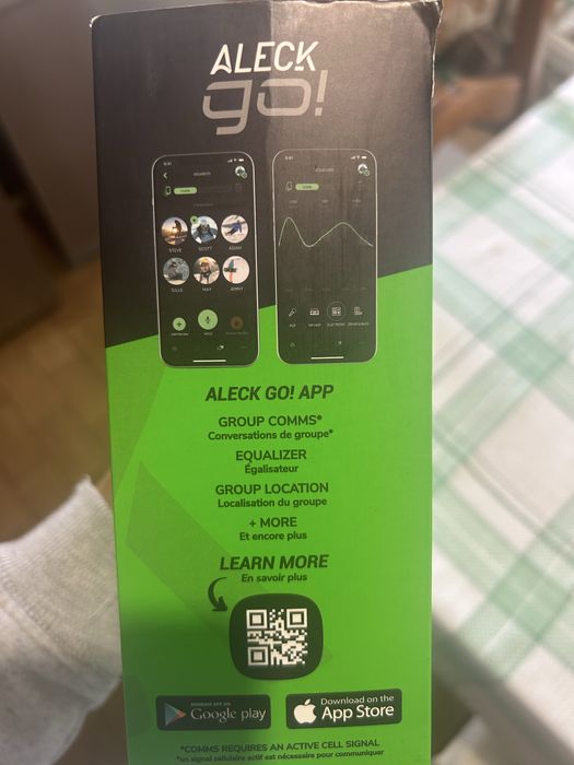 Conjunto de dois aparelhos de comunicação