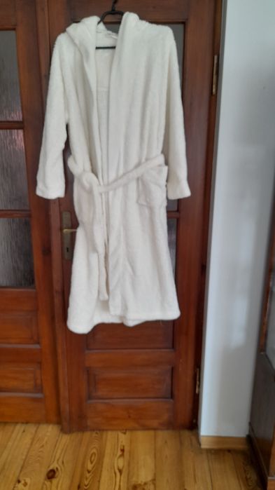 Szlafrok damski kremowy