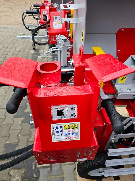 Profesjonalna słoweńska łuparka Lancman SLX10 napęd WOM z ciągnika
