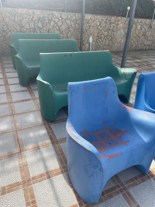 Bancos/Sofás de jardim em fibra