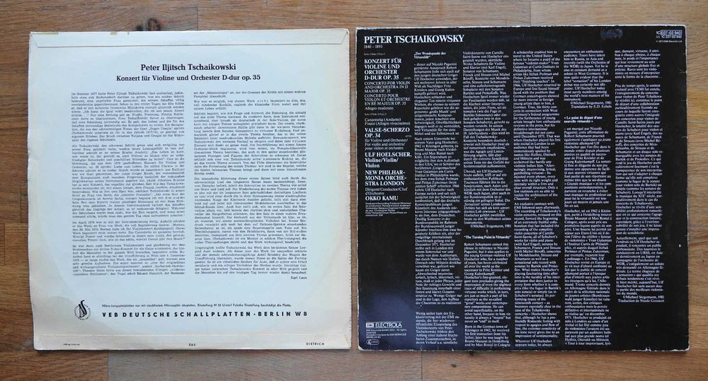 Piotr Czajkowski zestaw 2 szt. LP płyta winylowa gramofonowa