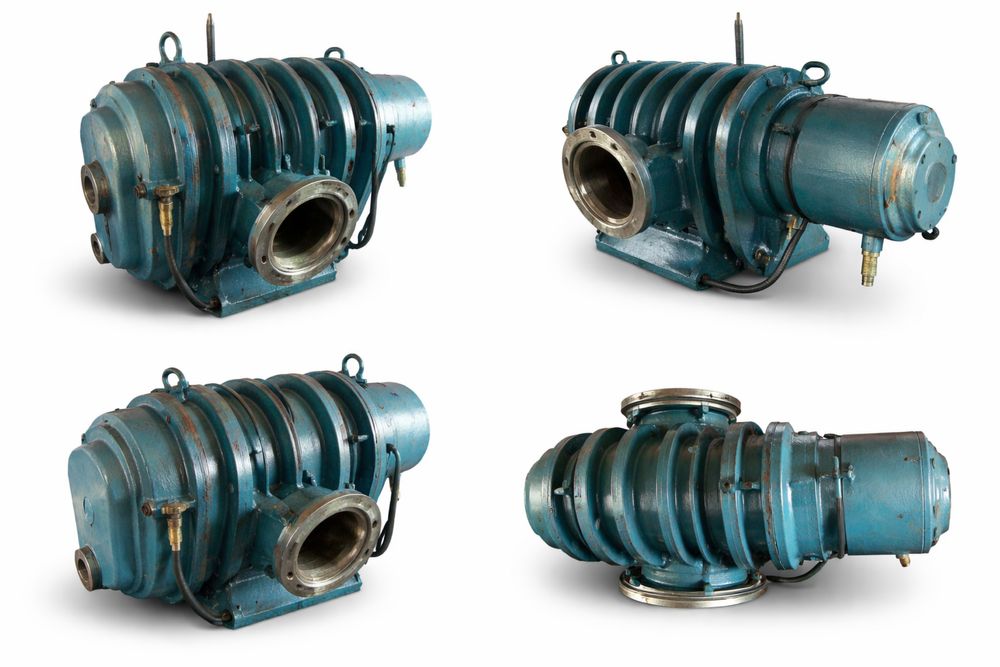 Pompa próżniowa Roots 1800 m3/h DDR przemysłowa 4 kW