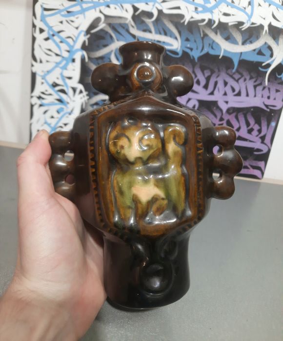 Штоф ваза кераміка майоліка Виноградів ссср