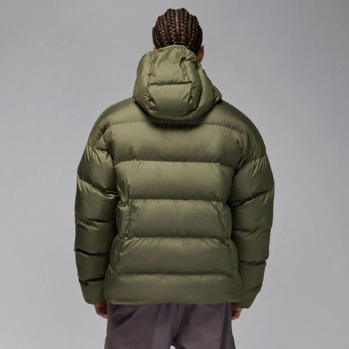 Пуховик Air Jordan Brooklyn Olive оригінал FV7317-222