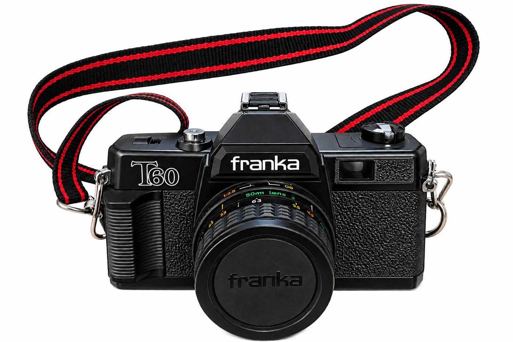 Câmera Franka T60 Vintage + objetiva 50mm