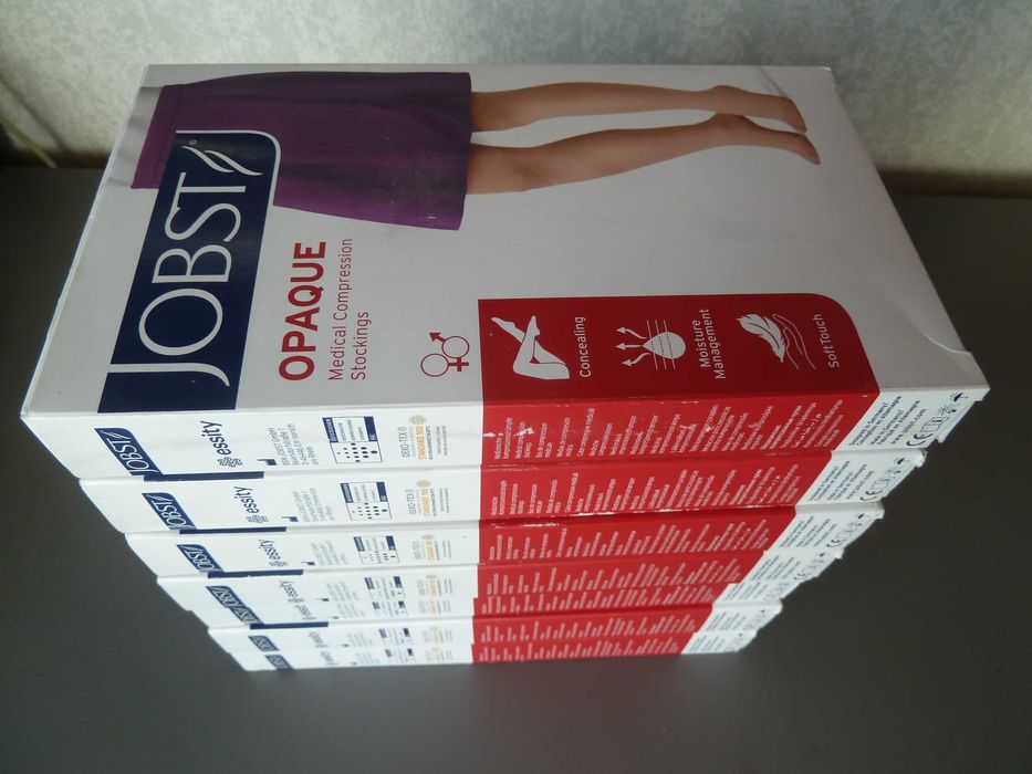 Skarpety podkolanówki uciskowe kompresyjne Jobst CCL1 rozm III