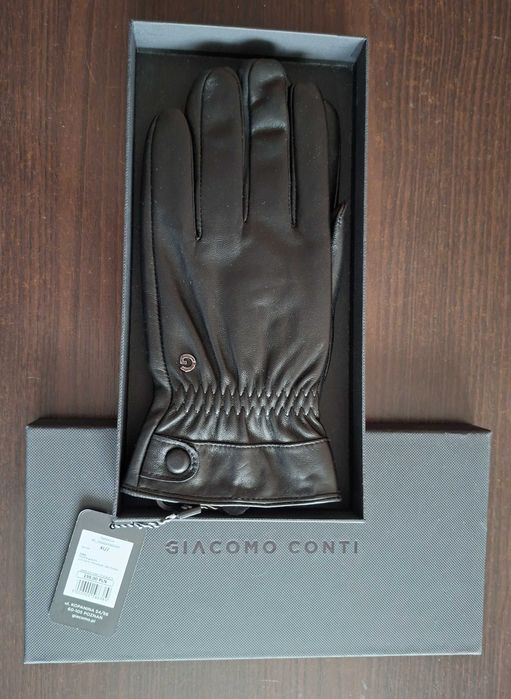 Rękawice Skórzane Męskie XL