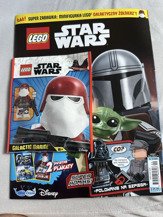 Figurka Lego z gazetka star wars
