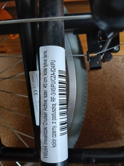 Aluminiowy wózek inwalidzki Reha Fund Cruiser Active RF-3
