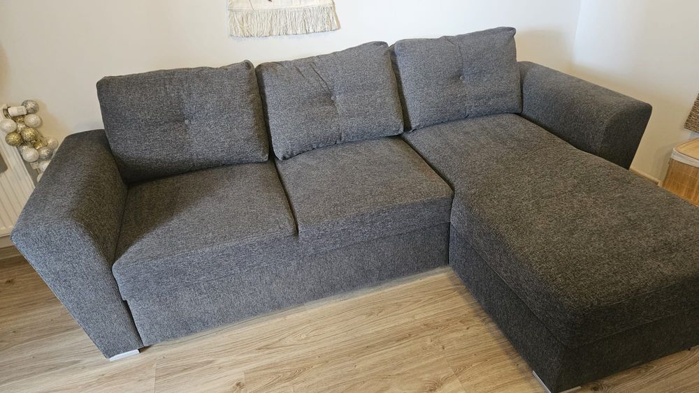 Kanapa rozkładana z szezlongiem VEJLBY