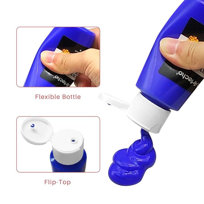 Професійні акрилові фарби 24 кольори баночка 59 мл