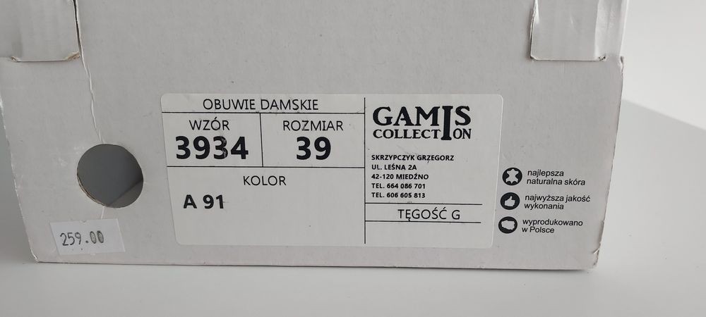 Sandały GAMIS na słupku srebrne 3934/A91