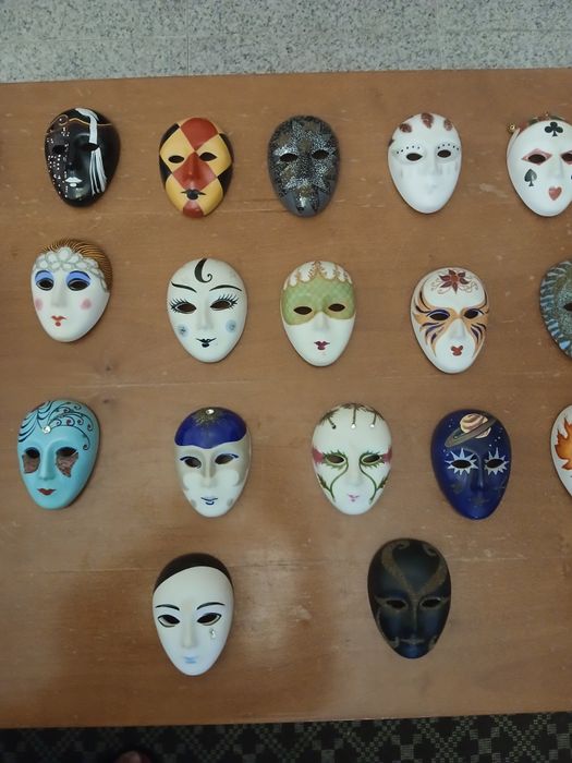 Noites e Faustos em Veneza - Máscaras de coleção