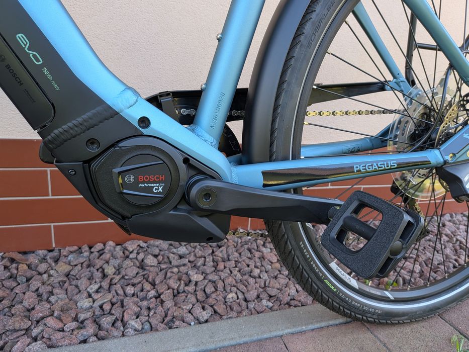 Jak nowy elektryk PEGASUS PREMIO EVO 10 LITE * Bosch CX Smart * 17km! * Suntour Air * 55 cm