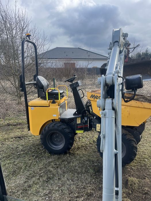 Uslugi wozidlem minikoparka wywrotka