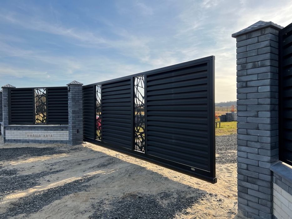 Ворота відкатні. Ворота. Житомир ворота