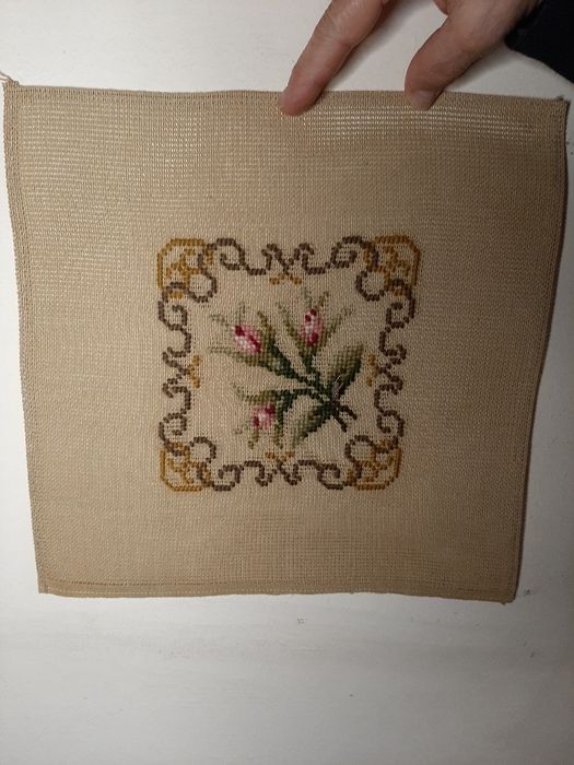 Tela madeirense 25cm*25cm com selo