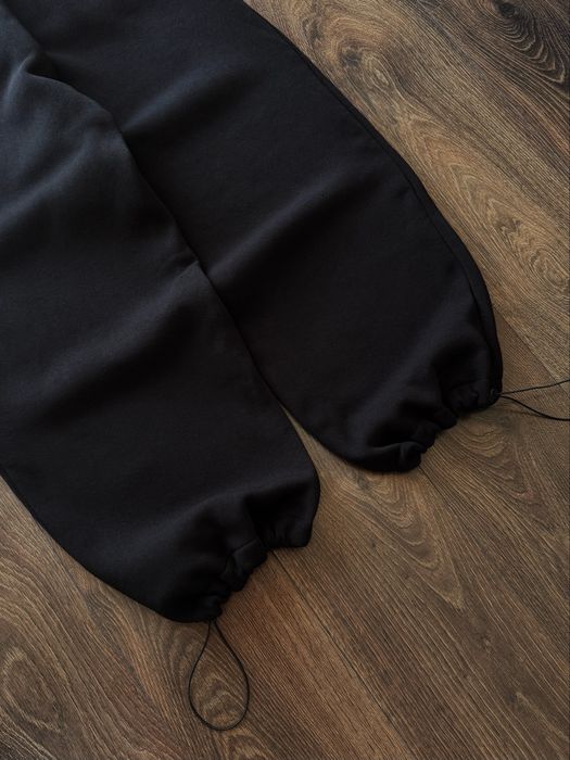 Широкі Штани Спортивні Парашути Утеплені З Флісом Sweatpants Baggy Fit Чорні Черные Спортивки Jaded London Skater Flared Фларед Широкие Y2K SK8
