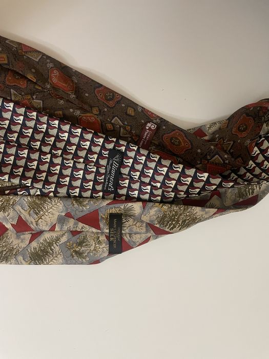 Conjunto 3 gravatas vintage