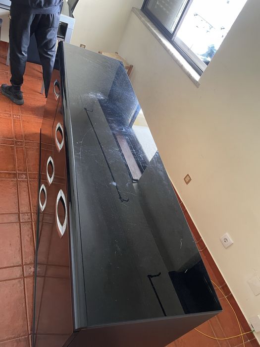 Armario sala preto NEGOCIAVEL