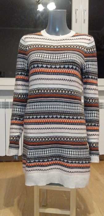 H&M  krótka sukienka z wełną alpaki S/M