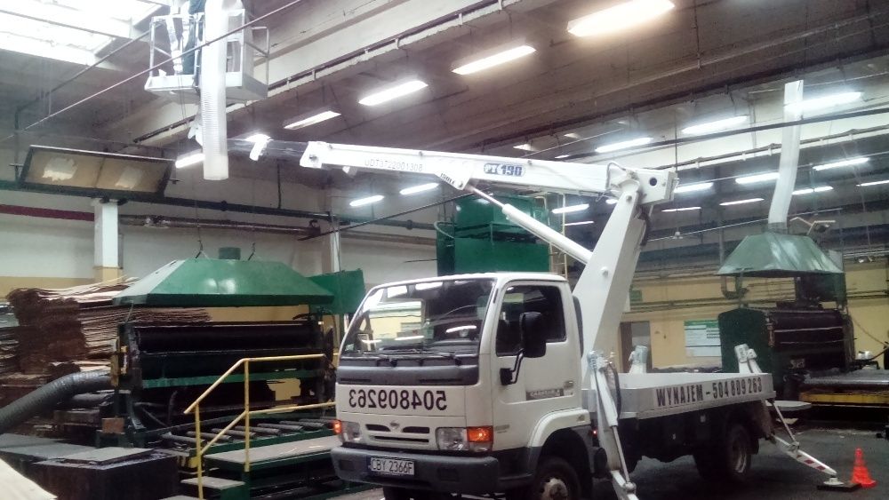 wynajem podnośnika koszowego bydgoszcz