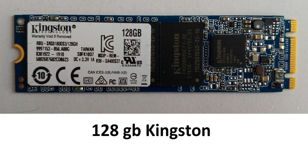 Dysk ssd-Kingston 128GB TLC SATA III M.2 RBU-SNS8350DES3/128 gb. Inne.