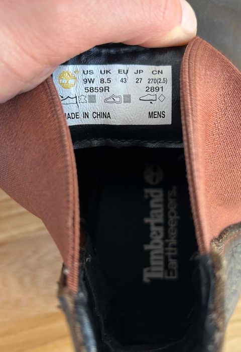 Timberland Tremont  Trzewiki Sztyblety Avantgarde 43 skóra skórzane