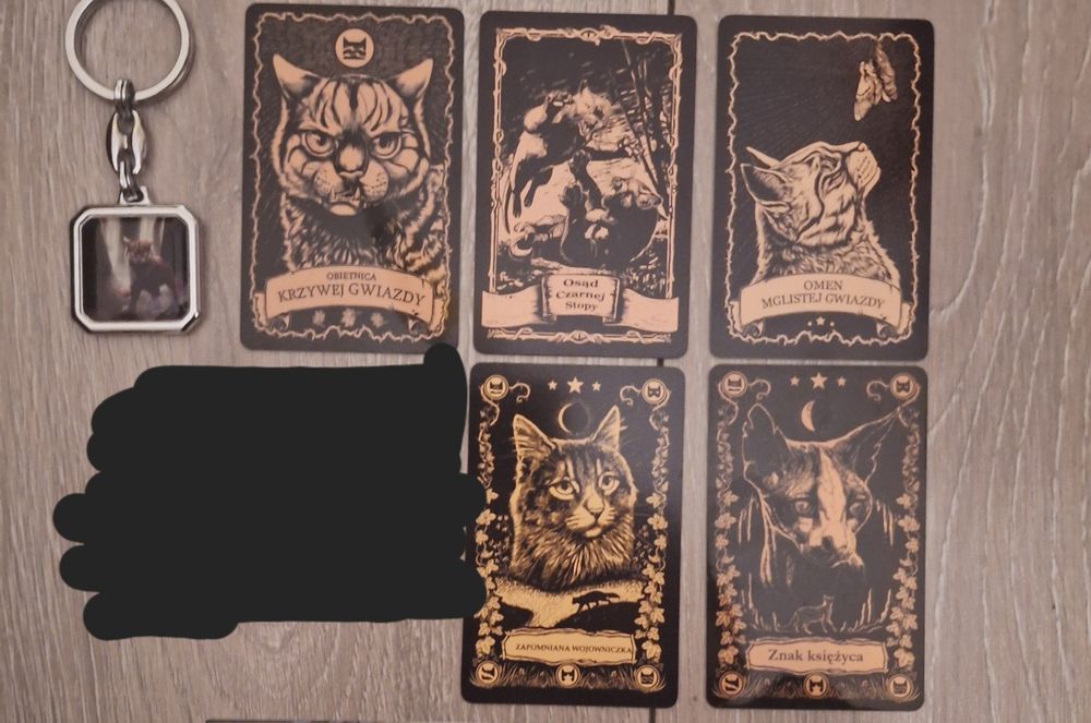 Karty wojownicy + breloczek