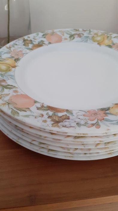 Conjunto pratos de refeição rasos