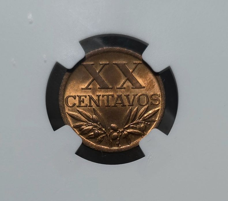 XX centavos 1948 MS64 RB
