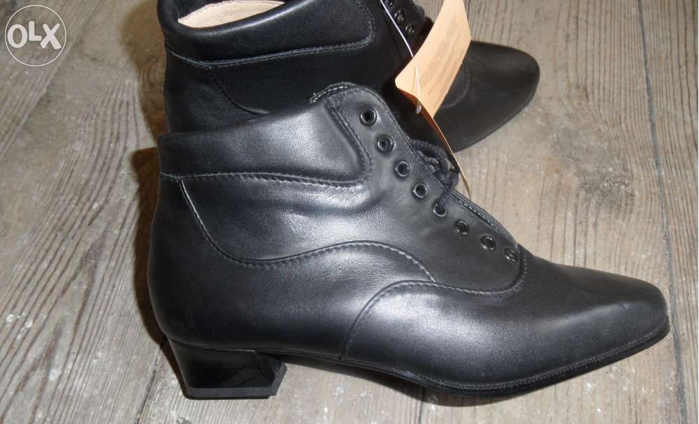 Botki retro vintage niski obcas sznurowane 37 39 40