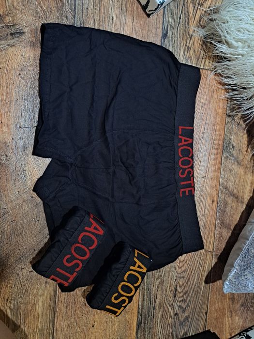 Bokserki męskie Lacoste 3szt pudełko prezent bawełna xl 2xl nowe