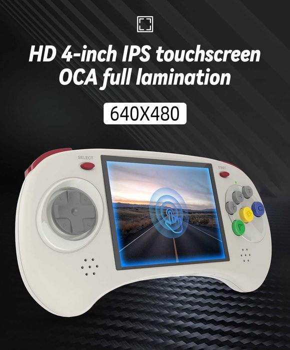 ANBERNIC RG ARC-D Game Console Touch Screen сіра + картка  128 гб з іграми