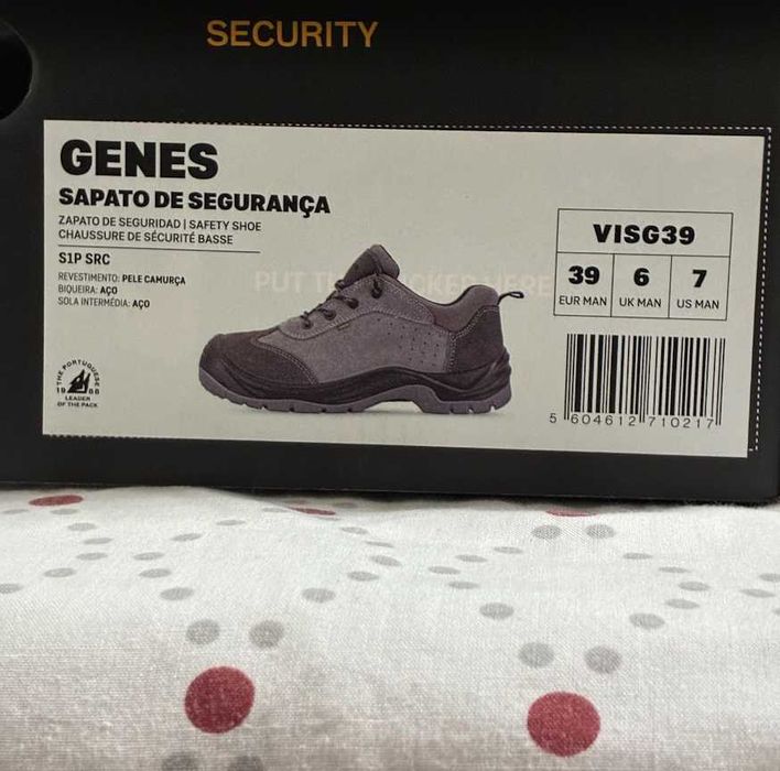 Sapatos de Segurança VITO Genes S1P SRC N.º 39