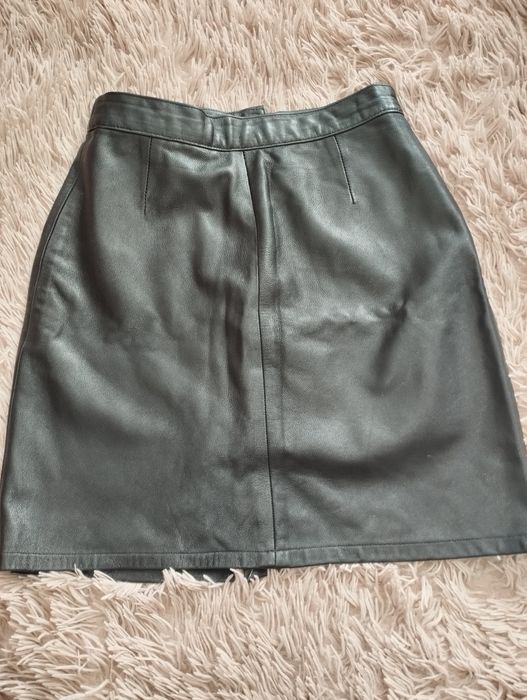 Мини юбка натуральная кожа