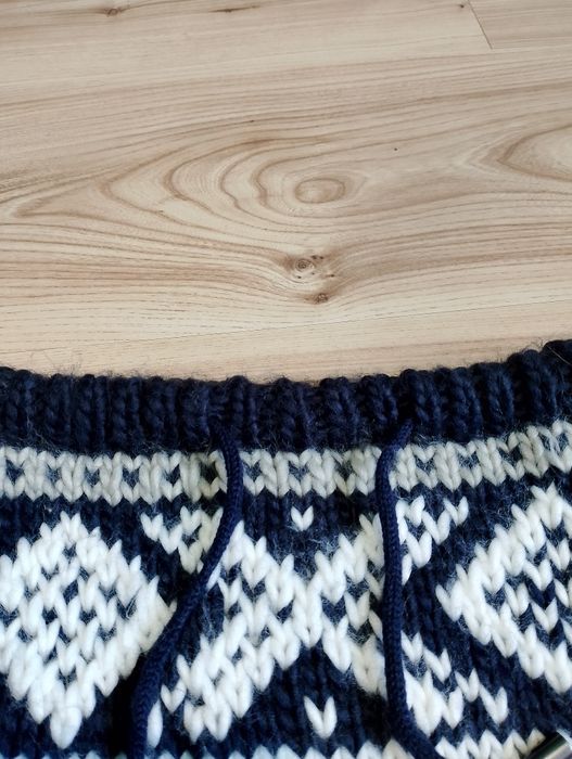 Granatowy Komin Zimowy BARTS Log Cabin Snood Z Polarem