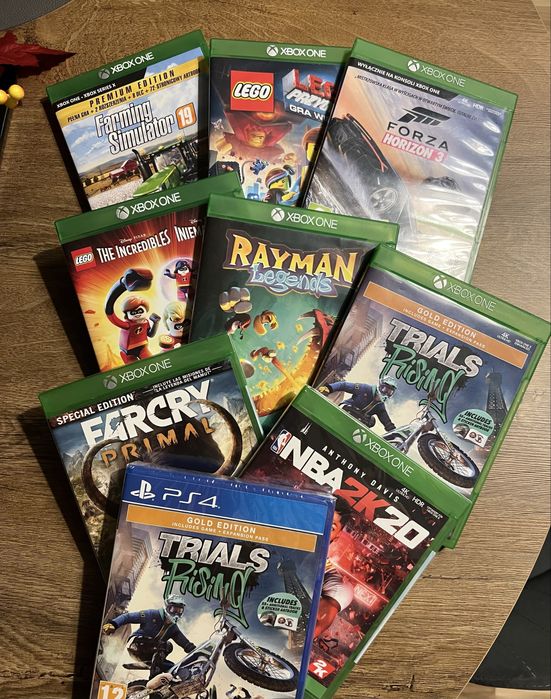 Gry Xbox One pakiet 9szt