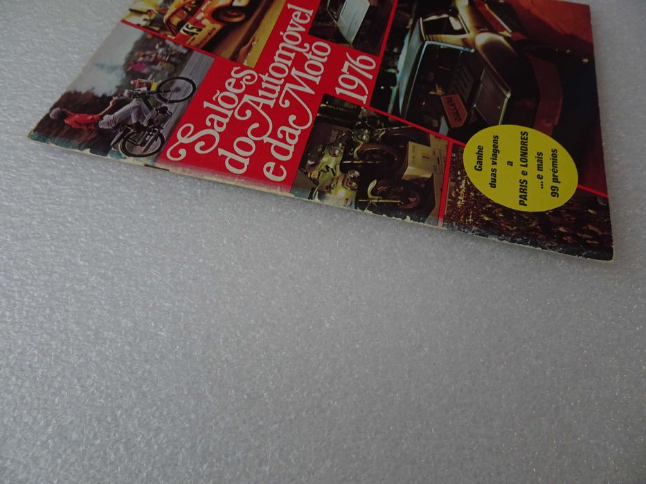 Caderneta de cromos vazia Salões do Automóvel e da Moto 1976