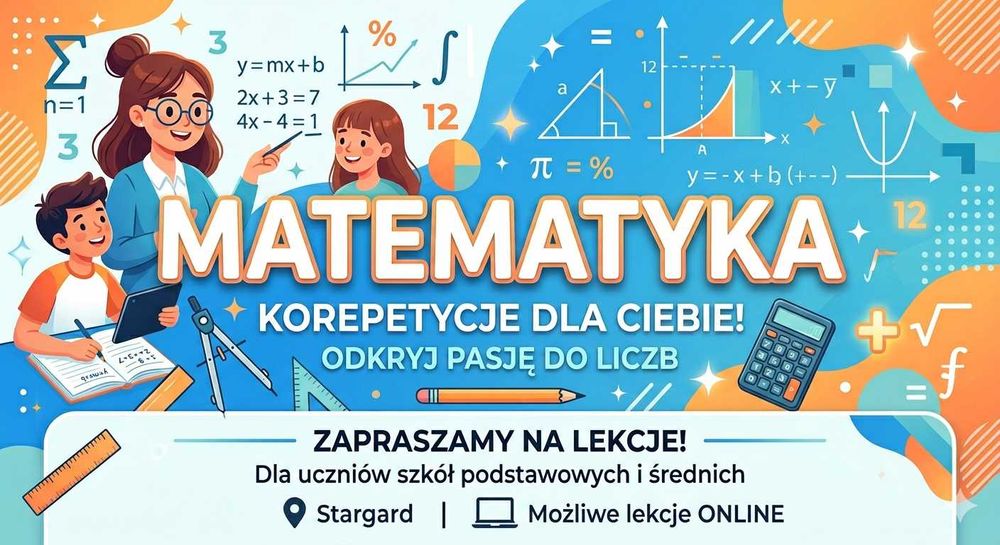 Korepetycje matematyka - szkoła średnia i podstawowa