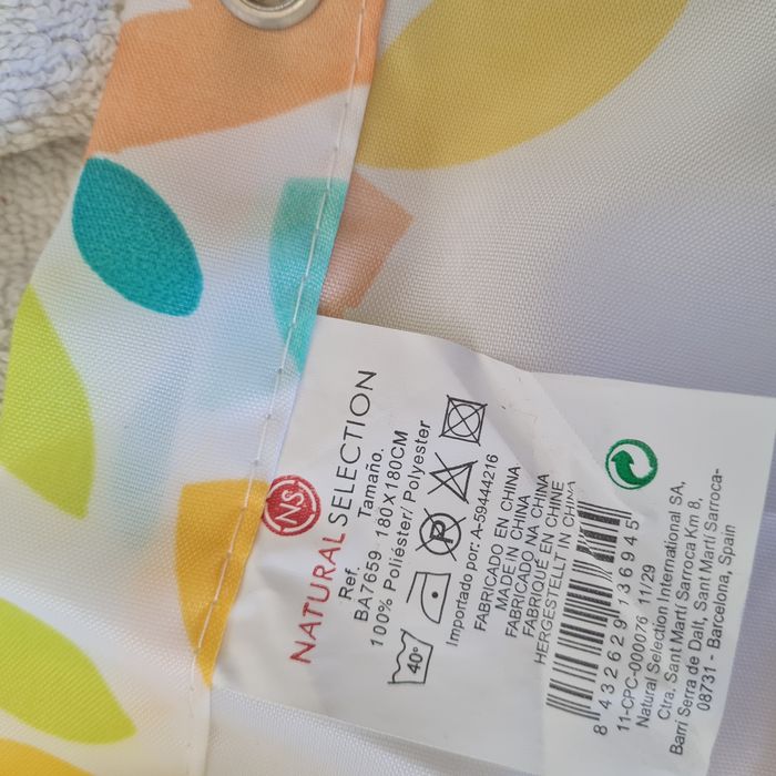 Conjunto loiças WC + Cortina chuveiro
