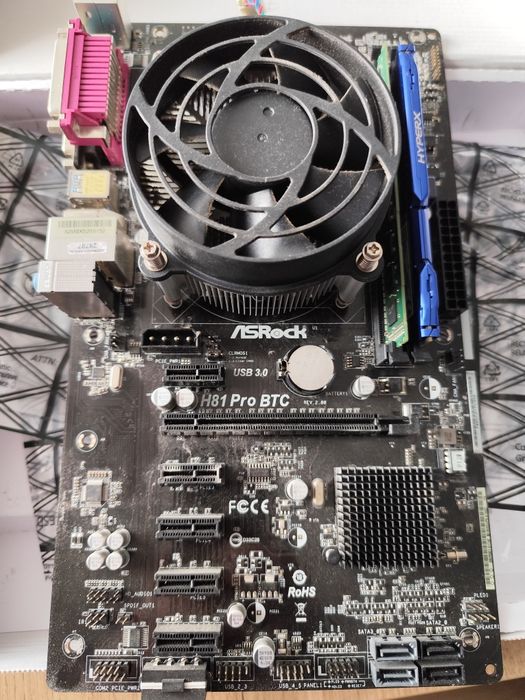 ASRock h81 pro + 12gb ram DDR3 + Intel i5