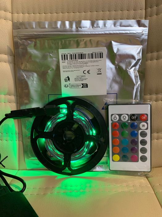 Продам блютуз USB RGB світлодіодну стрічку 3 м-5 В